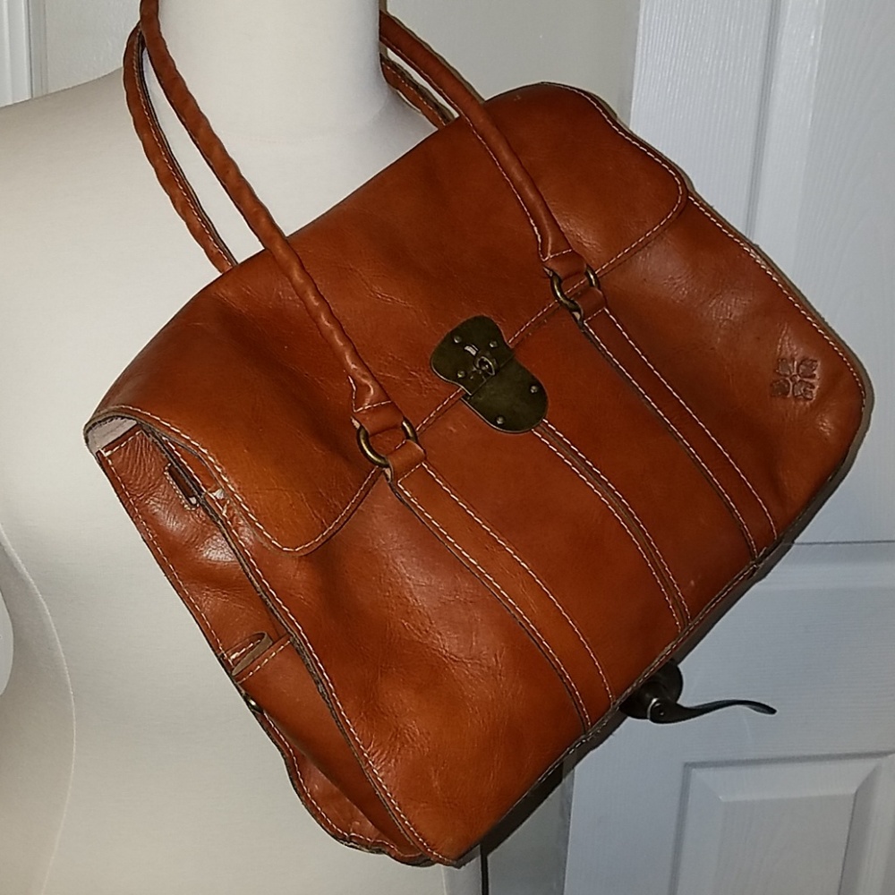 Brand new Patricia Nash satchel, soft warm leather
